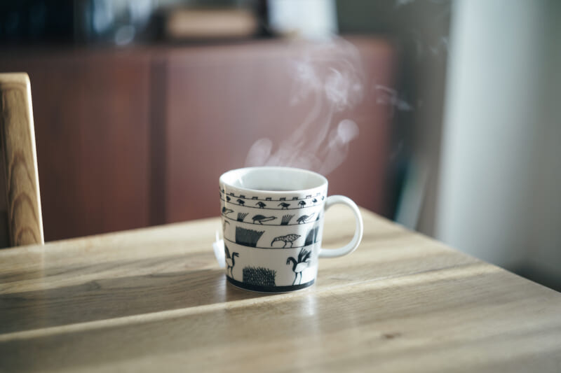 Hot coffee